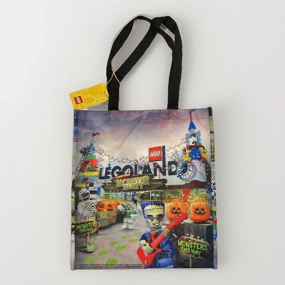 LEGO Legoland Tote 2024 Monster Halloween Brick Or Treat Reusable Shopping Bag
